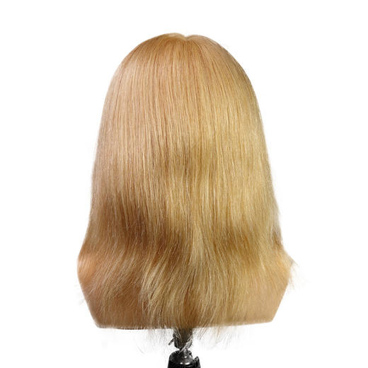 飞彩12寸金色全人发女士带肩教练头 商品图4