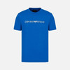 EMPORIO ARMANI 阿玛尼 男士棉质字母标志logo印花圆领短袖T恤 蓝色 8N1TN5 1JPZZ 0972 商品缩略图0
