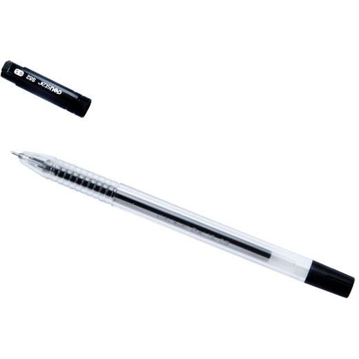 得力33206中性笔0.5mm半针管(黑)(15支/卡) 商品图2