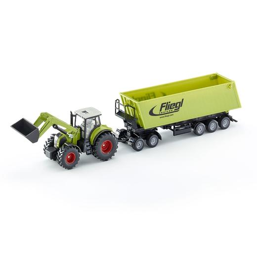 SIKU 拖拉机带前端式装载机和自卸拖车SKUC1949 商品图4