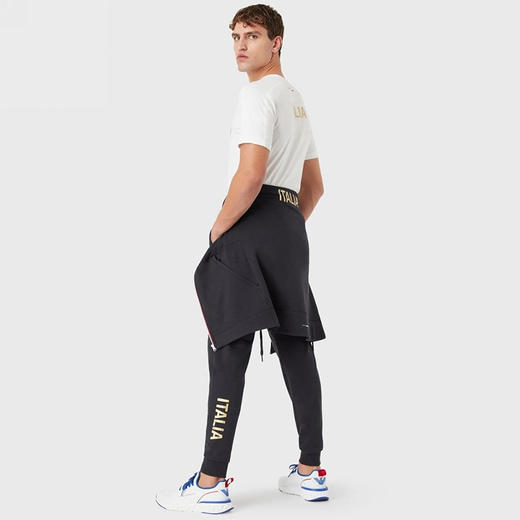 EMPORIO ARMANI EA7 男士棉质字母标志logo印花圆领短袖T恤 白色 8NPTC0 PCA2Z 1100 商品图3