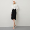 EITIE爱特爱秋冬新款优雅时尚高腰开叉百搭半身裙包臀裙女6706415 商品缩略图1