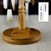 【庆学堂】精品实木圆形笔架笔挂双层笔挂笔架 商品缩略图3