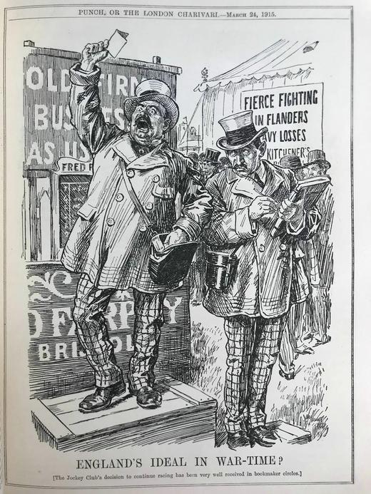 1915年1-6月 英国讽刺漫画杂志《笨拙》 数百幅插图 漆布精装16开 商品图6