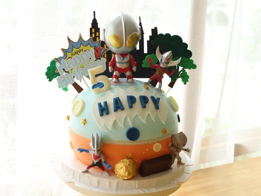 球形奥特曼（球形不能做树莓桃胶和木槺冰淇淋口味噢 如果需要这两个口味就做正常圆形） 商品图1