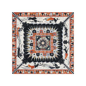 敦煌飞天藻井手绘版画