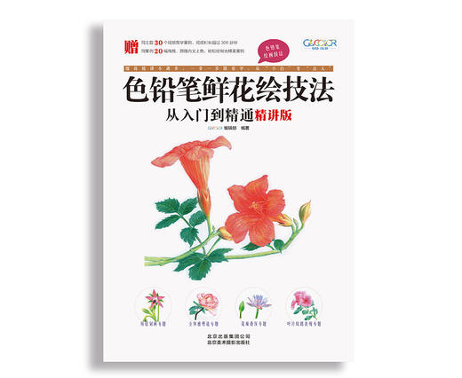 (仓发) 色铅笔鲜花绘技法从入门到精通（精讲版）/北京美术摄影出版社/9787559202420 商品图2