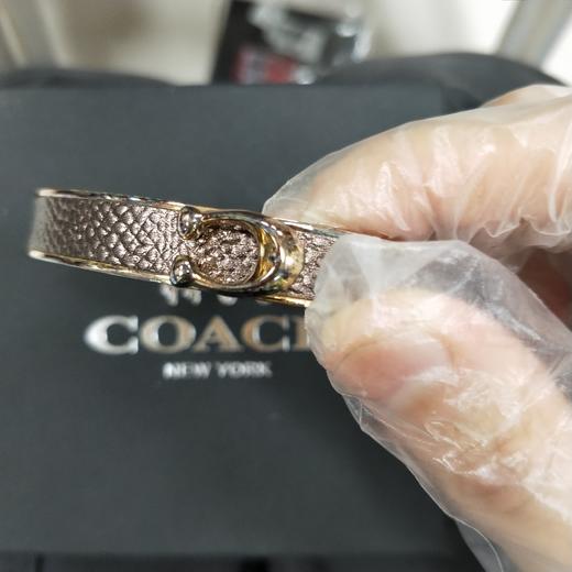 889295342343 COACH 蔻驰女士经典C标志时尚百搭手镯F76634 F76634GDBRZ 商品图4