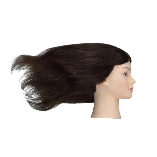 飞彩16寸棕色全人发女士教练头 商品图2