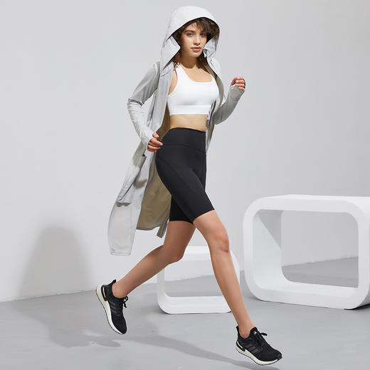 科里芙 UPF50+加长款防紫外线轻薄透气全身连帽开衫防晒衣 商品图3