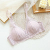 TG-TG02S142真丝内衣女无钢圈法式性感桑蚕丝蕾丝文胸显胸小薄款女三角杯 商品缩略图6