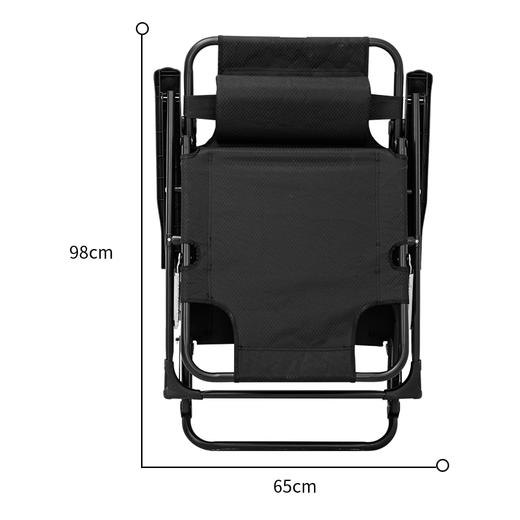 得力87141折叠椅(黑)(把) 商品图4