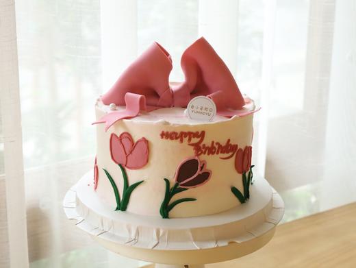 粉色手绘郁金香 商品图1