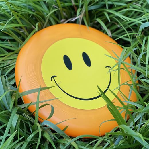 175克原创专业飞盘 04号：无国界笑脸荧光橙（全国顺丰包邮） 商品图0