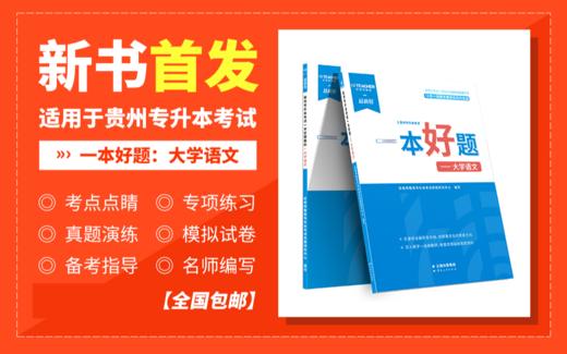 贵州专升本教材一本好题（大学语文）现货速发 商品图0
