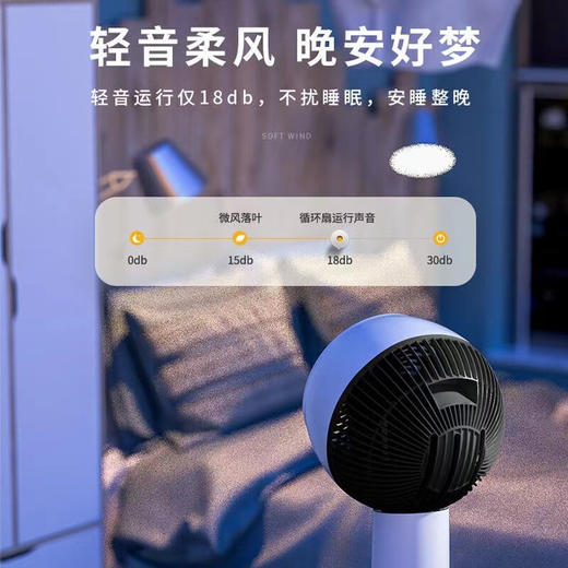 骆驼空气循环扇定时立式电风扇落地扇家用静音台式涡轮对流风扇遥控摇头办公室宿舍 智能遥控款A台立两用（3.5米电源线） 商品图1