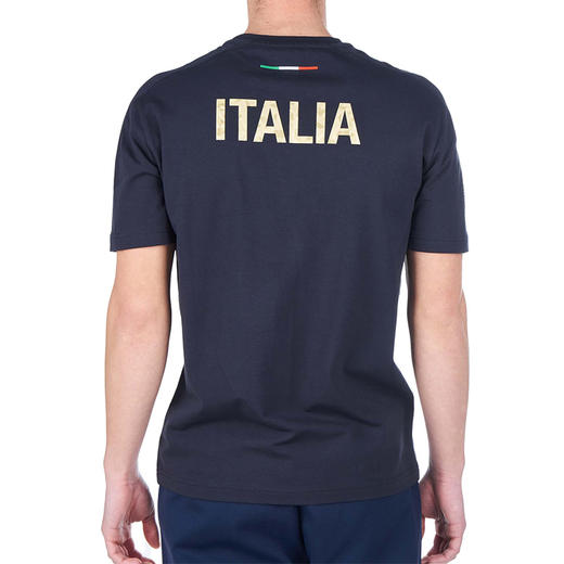 EMPORIO ARMANI EA7 男士棉质字母标志logo盾牌印花圆领短袖T恤 藏蓝色  8NPTC0 PCA2Z 1578 商品图2