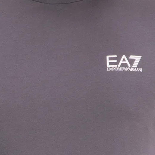 EMPORIO ARMANI EA7 男士棉质字母标志logo印花圆领短袖T恤 灰色 8NPT51 PJM9Z 1977 商品图3