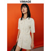 VIMAGE/纬漫纪春季新款通勤百搭工装裙收腰显瘦连衣裙V1707348 商品缩略图2
