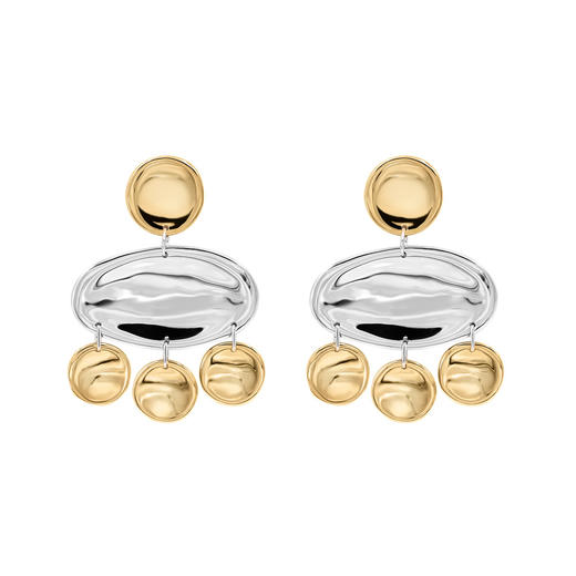 J.HARDYMENT | XL Oval Thumbprint Chandelier Earrings [耳环 3色] 商品图0