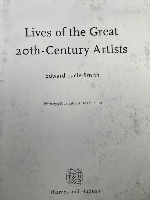 二十世纪伟大艺术家传记 273幅插图 精装大16开 商品图4