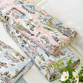 城市漫步系列荞麦壳长方枕