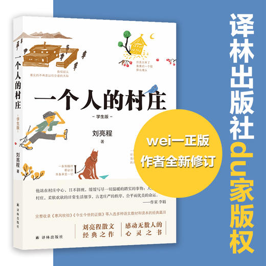 一个人的村庄   7年级书目|正版现货速发|名师推荐|小学生课外阅读七年级 商品图1
