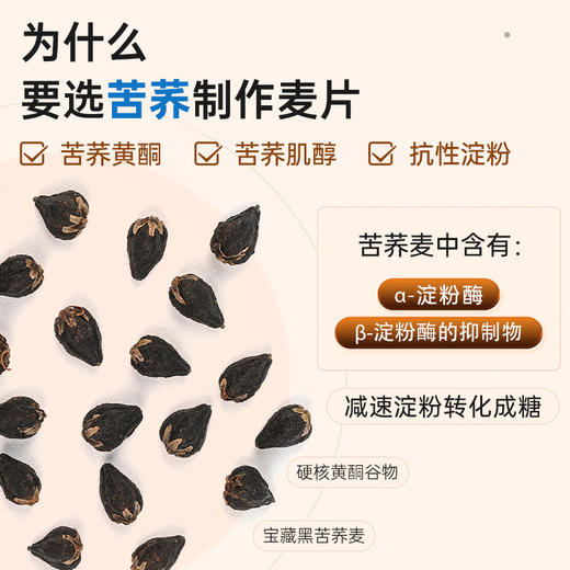 璞匠苦荞麦片搭配酸奶荞麦片即食早餐代餐饱腹冲饮谷物零食 商品图3