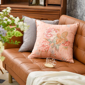 大马士革玫瑰抱枕客厅沙发双面腰枕