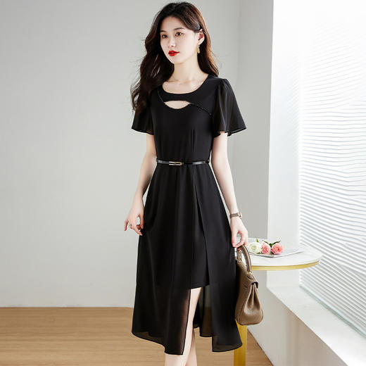 YWE FC1582时尚修身显瘦贵夫人连衣裙 商品图2