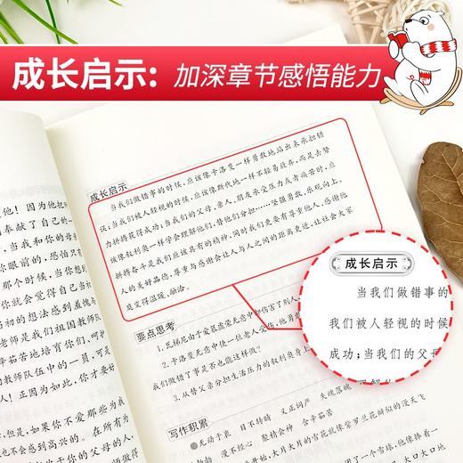 (仓发) 爱的教育 快乐读书吧六年级上册阅读 中小学课外阅读无障碍阅读六年级课外阅读书 智慧熊图书/时代文艺出版社/[意]亚米契斯/9787538768145 商品图3