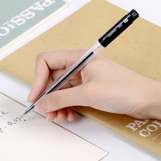 得力33205中性笔0.5mm半针管 商品图3