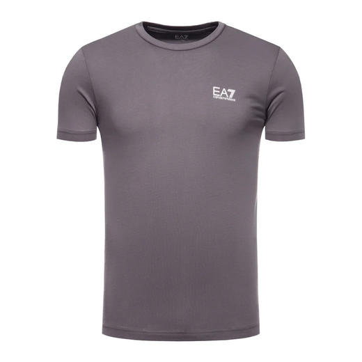 EMPORIO ARMANI EA7 男士棉质字母标志logo印花圆领短袖T恤 灰色 8NPT51 PJM9Z 1977 商品图0