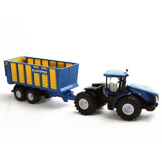 SIKU 纽荷兰T9.560拖拉机带青贮饲料拖车SKUC1947 商品图2
