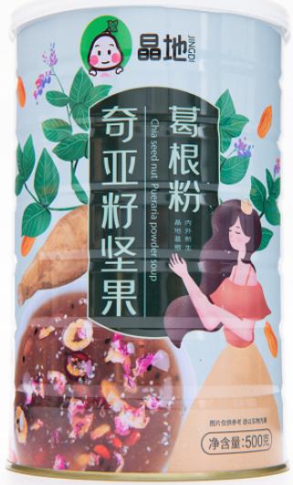 晶地奇亚籽坚果葛根粉500g 商品图0