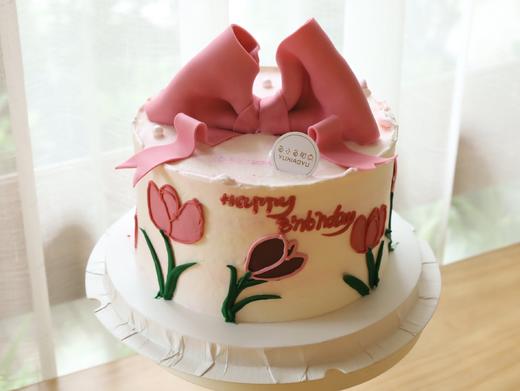 粉色手绘郁金香 商品图0