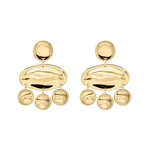 J.HARDYMENT | XL Oval Thumbprint Chandelier Earrings [耳环 3色] 商品图4