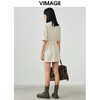 VIMAGE/纬漫纪春季新款通勤百搭工装裙收腰显瘦连衣裙V1707348 商品缩略图3