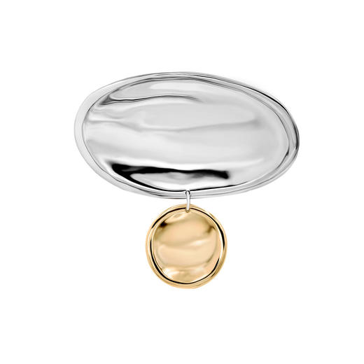 J.HARDYMENT | XL Oval Thumbprint Drop Pendant Brooch [ 胸针 混色] 商品图0