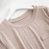 TG-TG03S191春夏真丝圆领打底衫 桑蚕丝短袖纯色T恤女薄透气宽松上衣 商品缩略图1