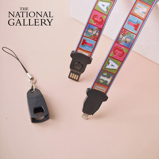 The National Gallery圣凯瑟琳尺子挂脖数据线iphone/type-c充电线礼物 商品图0