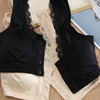 夏季薄款钢圈真丝内衣背心式蚕丝前扣文胸无大码调整型收副乳TG02S156 商品缩略图1