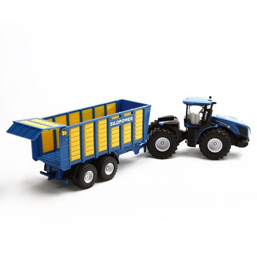 SIKU 纽荷兰T9.560拖拉机带青贮饲料拖车SKUC1947 商品图3