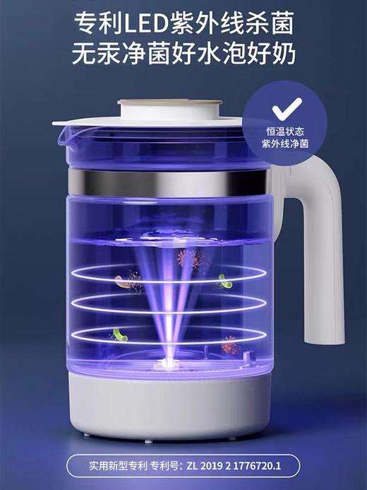 德国暖奶器恒温壶婴儿调奶温奶器智能温奶消毒器恒温热水壶二合一ODI-TNQ1C 商品图3