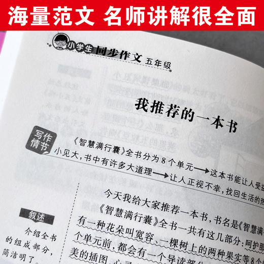 同步作文 五年级上下册合订本 商品图4