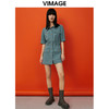VIMAGE/纬漫纪春季新款通勤百搭工装裙收腰显瘦连衣裙V1707348 商品缩略图1