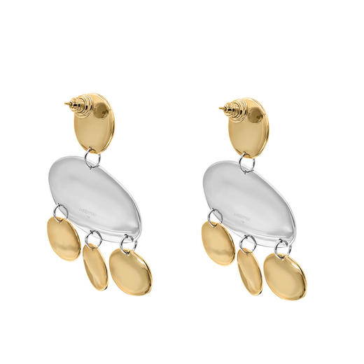 J.HARDYMENT | XL Oval Thumbprint Chandelier Earrings [耳环 3色] 商品图1