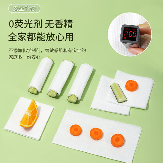 【5包42.9丨10包75.9】千纤草纯棉洗脸巾80抽/包 商品图5