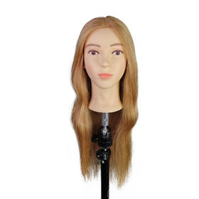 飞彩22寸金色全人发女士教练头