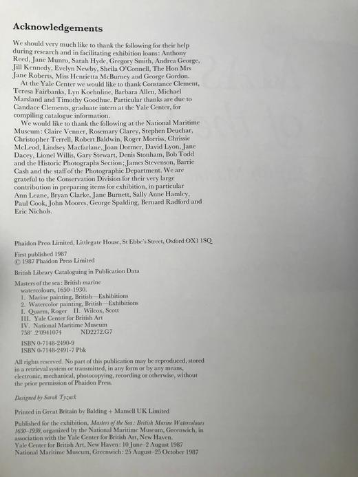 英国海洋水彩画集 119幅插图（32幅彩色） 精装16开 商品图4